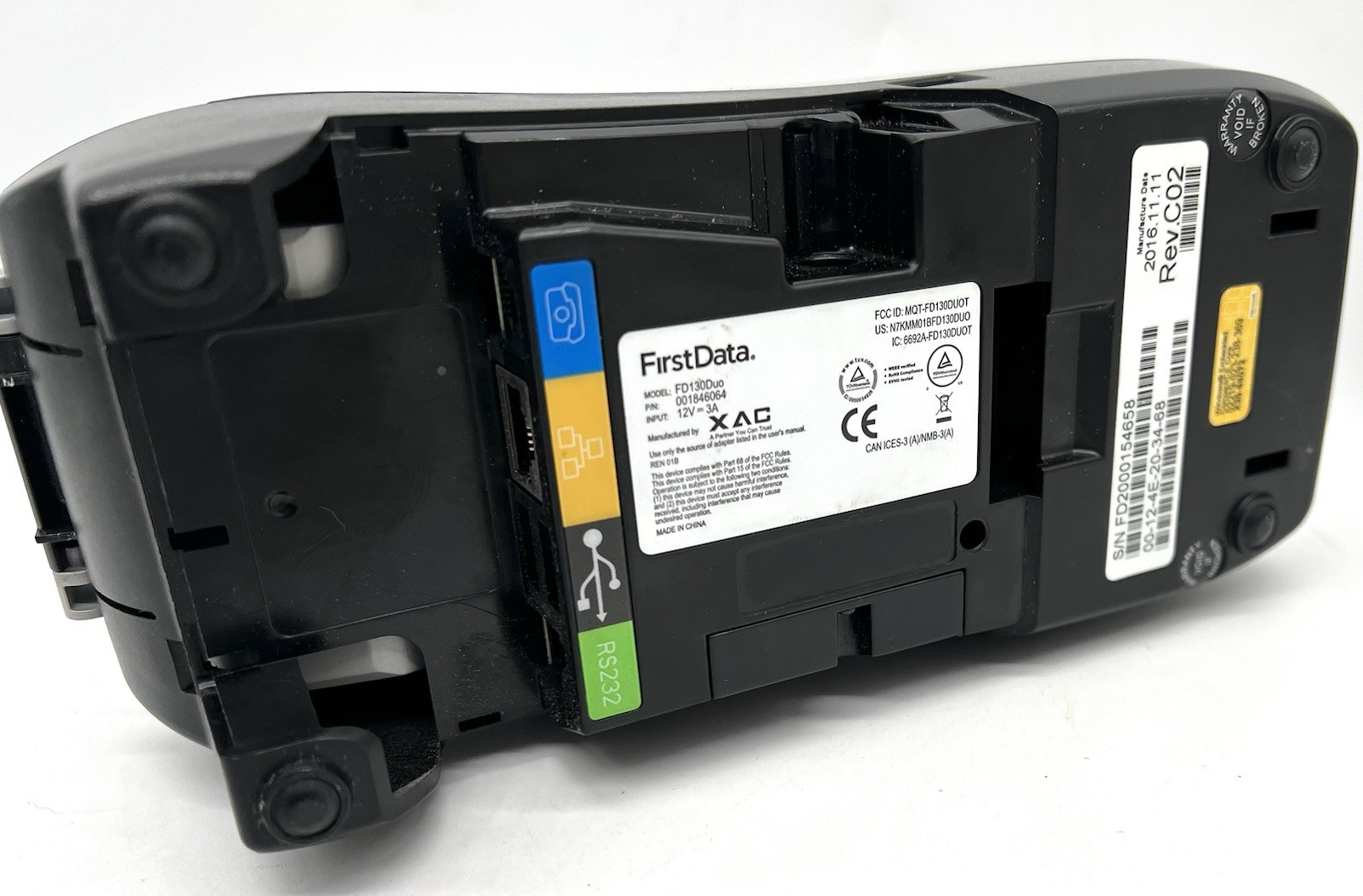 Working First Data FD35 PIN pad - EMV Ready / ApplePay NFC for FD130 FD130 DUO