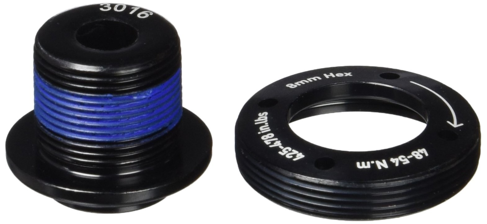 Truvativ SRAM BB30/PF30 Right Arm Bolt and Cap M18/ M30 Black
