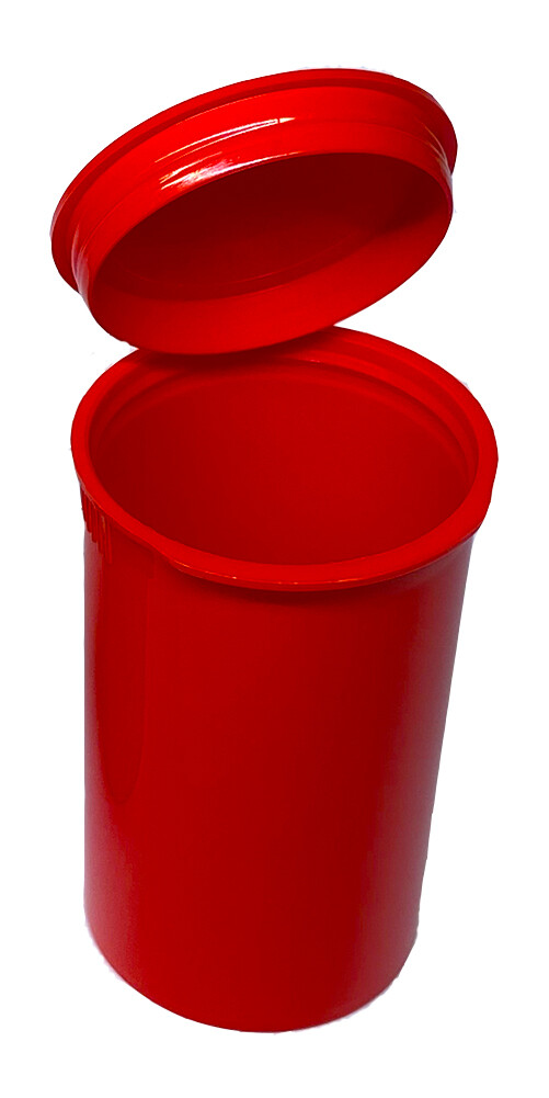 Evo Plastics - 19 Dram Pop Top Bottles - 720 Count Case - USA MADE - Mult Colors