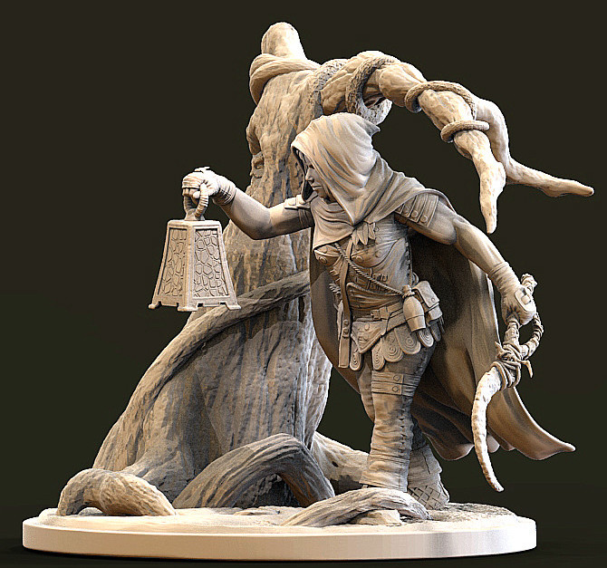 Judgement Svetlana Miniature Resin Figure Board game NEW Creature Casters