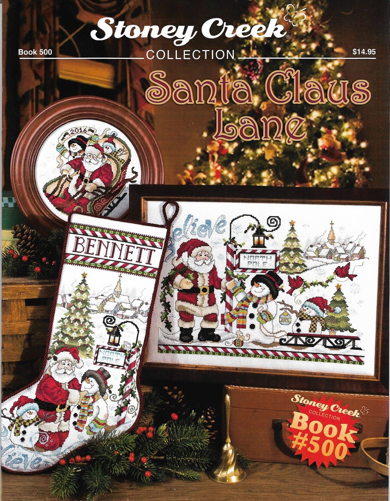 Santa Claus Lane BK500 by Stoney Creek cross stitch pattern