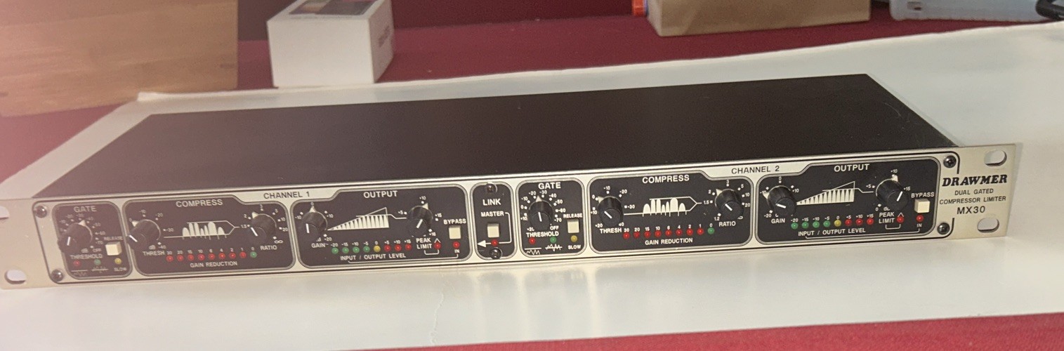 Drawmer MX30 Dual-Gated Compressor/Limiter