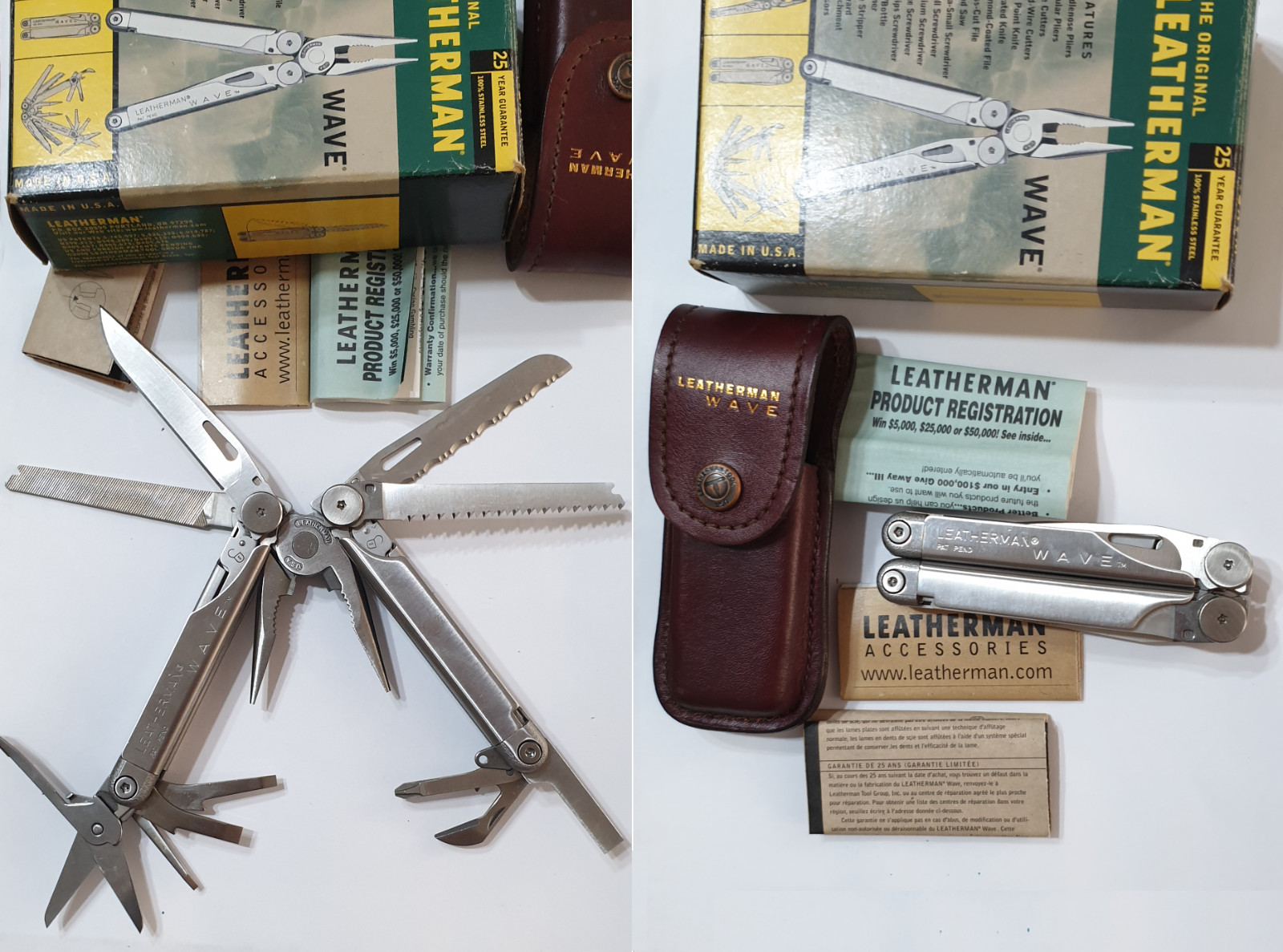 🔥 Leatherman Original 2000 Wave OG New Retired Rare Box Collectable Pat Pend