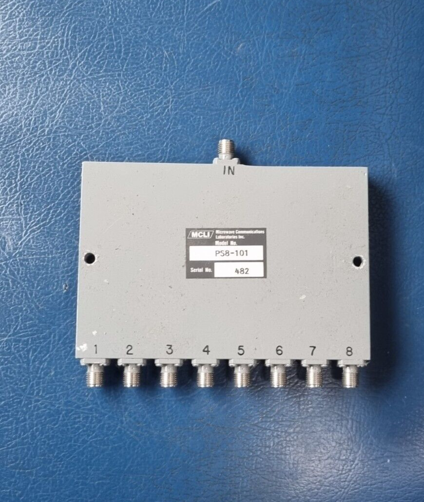 MCLI PS8-101 8-WAY RF MICROWAVE POWER DIVIDER (r6s2.4b1)