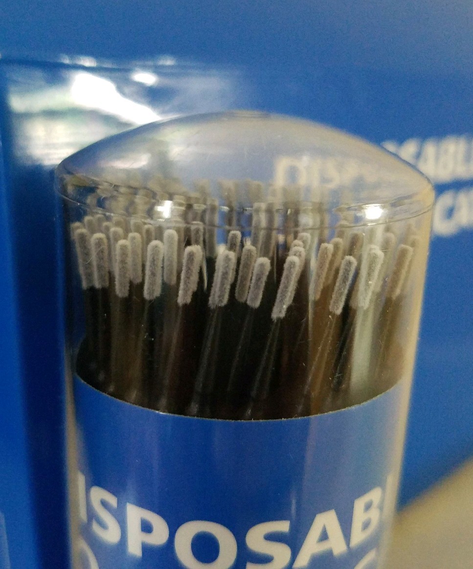 Dental Disposable Micro Applicator CYLINDRICAL Brushes Pack 100 pcs 1mmx 3mm