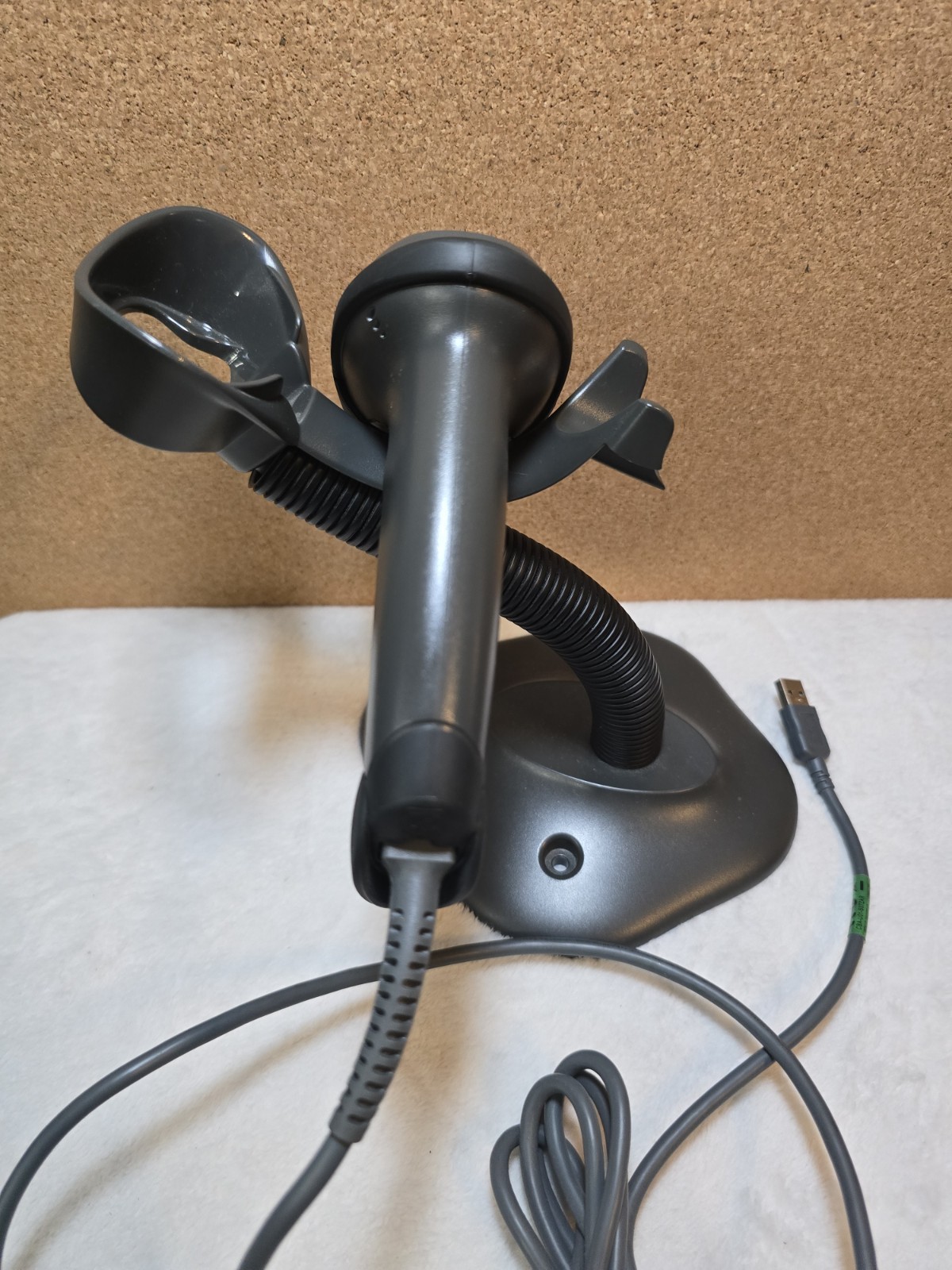 Symbol LS2208 Handheld Barcode Scanner w/ Stand - Black