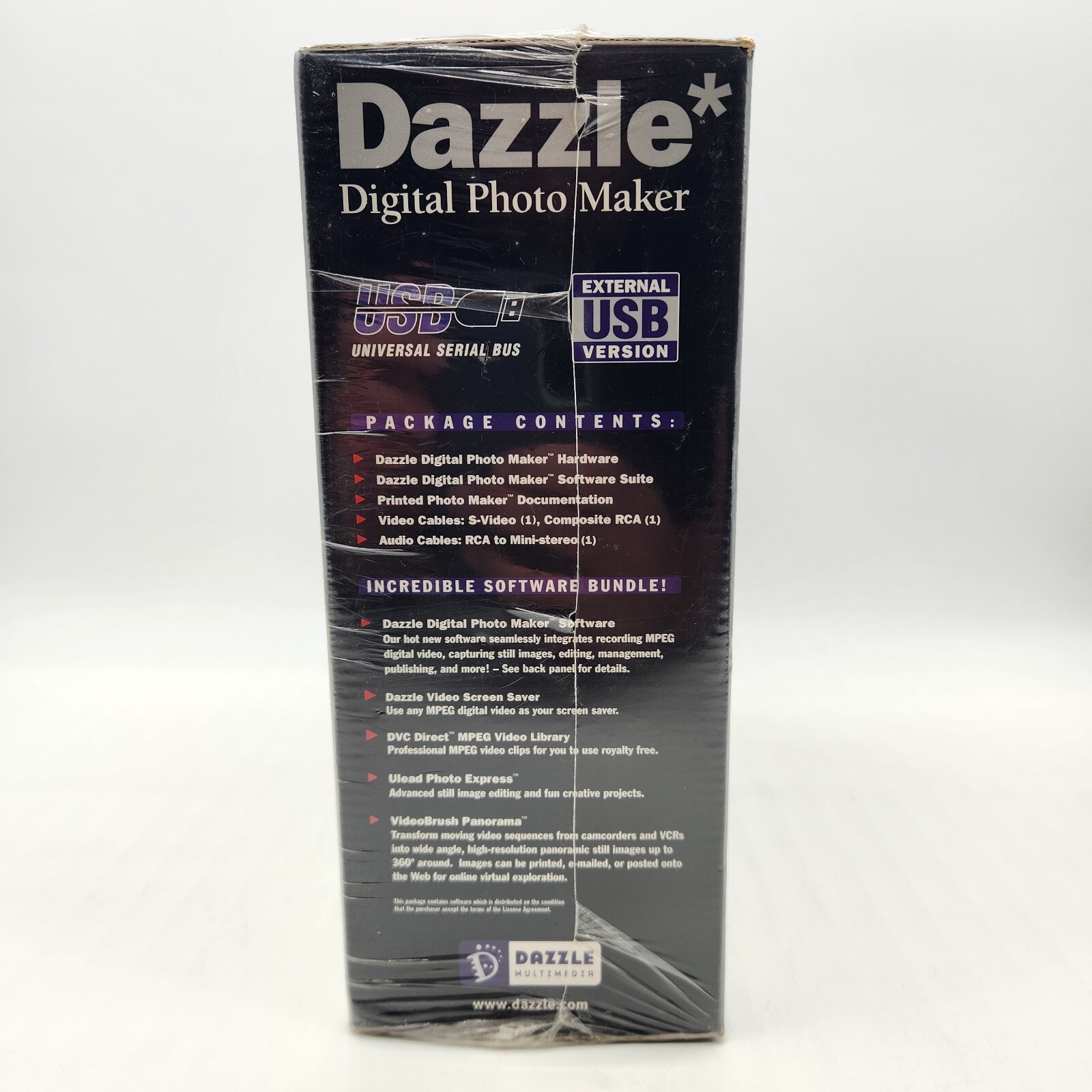 Dazzle Digital Photo Maker for Camcorder Ext USB Version Windows 98 Sealed