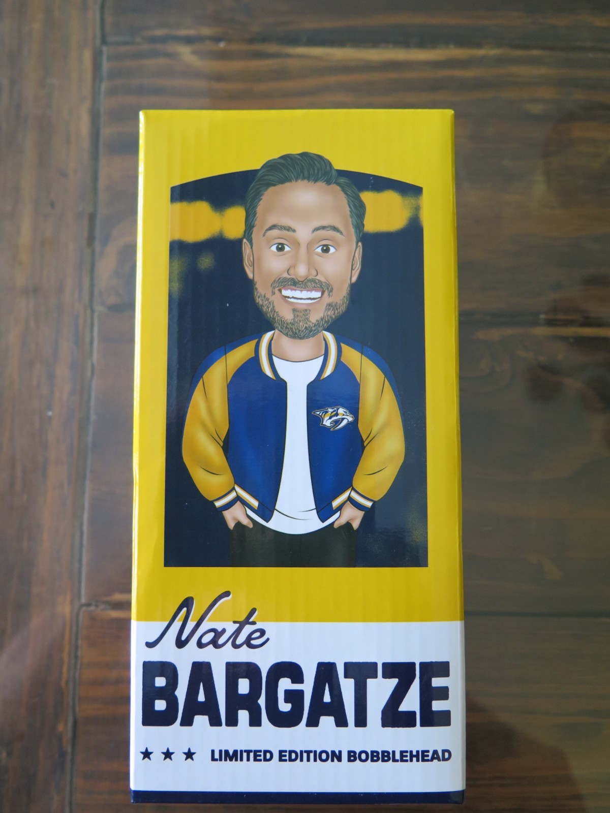 NATE BARGATZE NASHVILLE PREDATORS NHL BOBBLEHEAD IN BOX