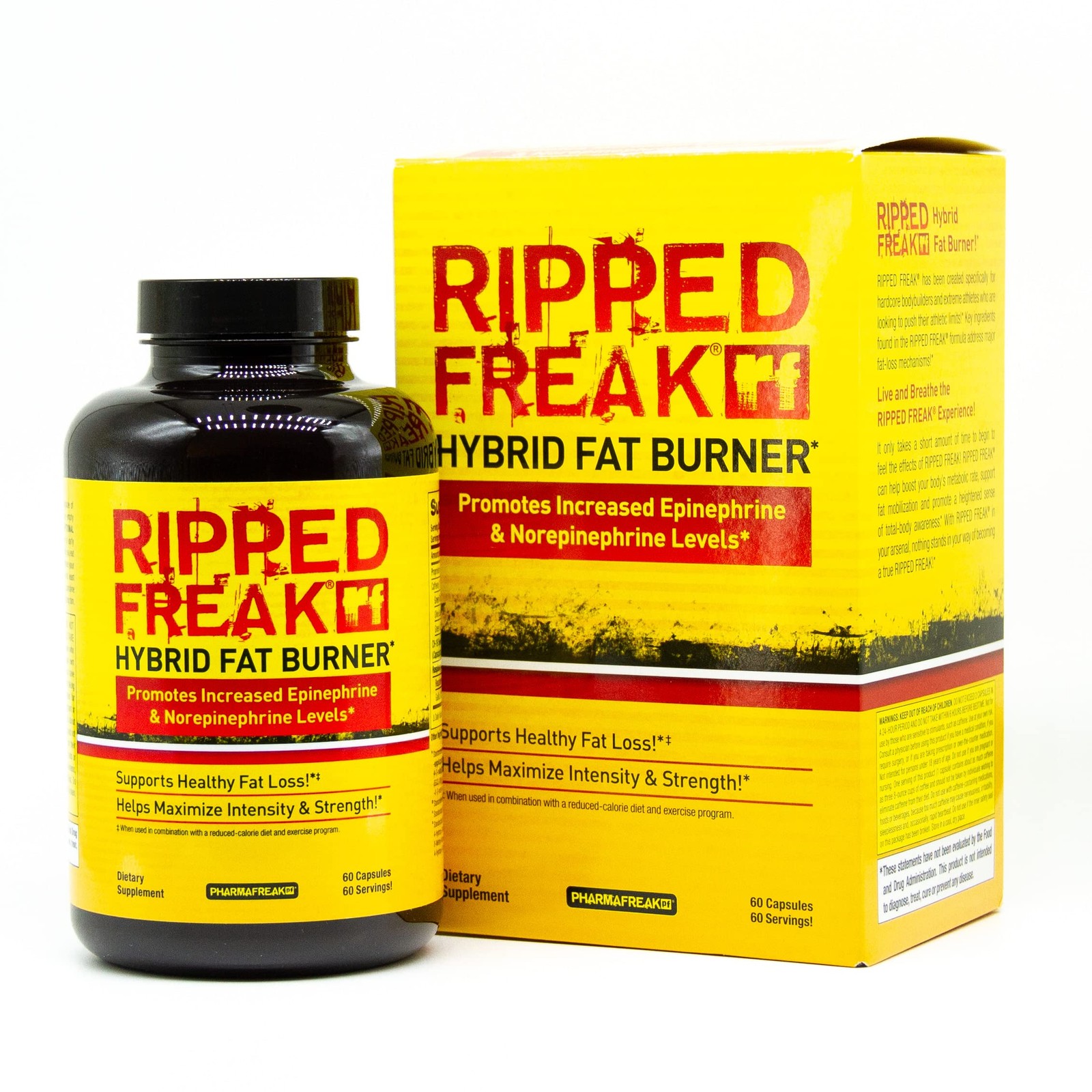 Pharmafreak Ripped Freak 60ct Hybrid Fat Burner V.1