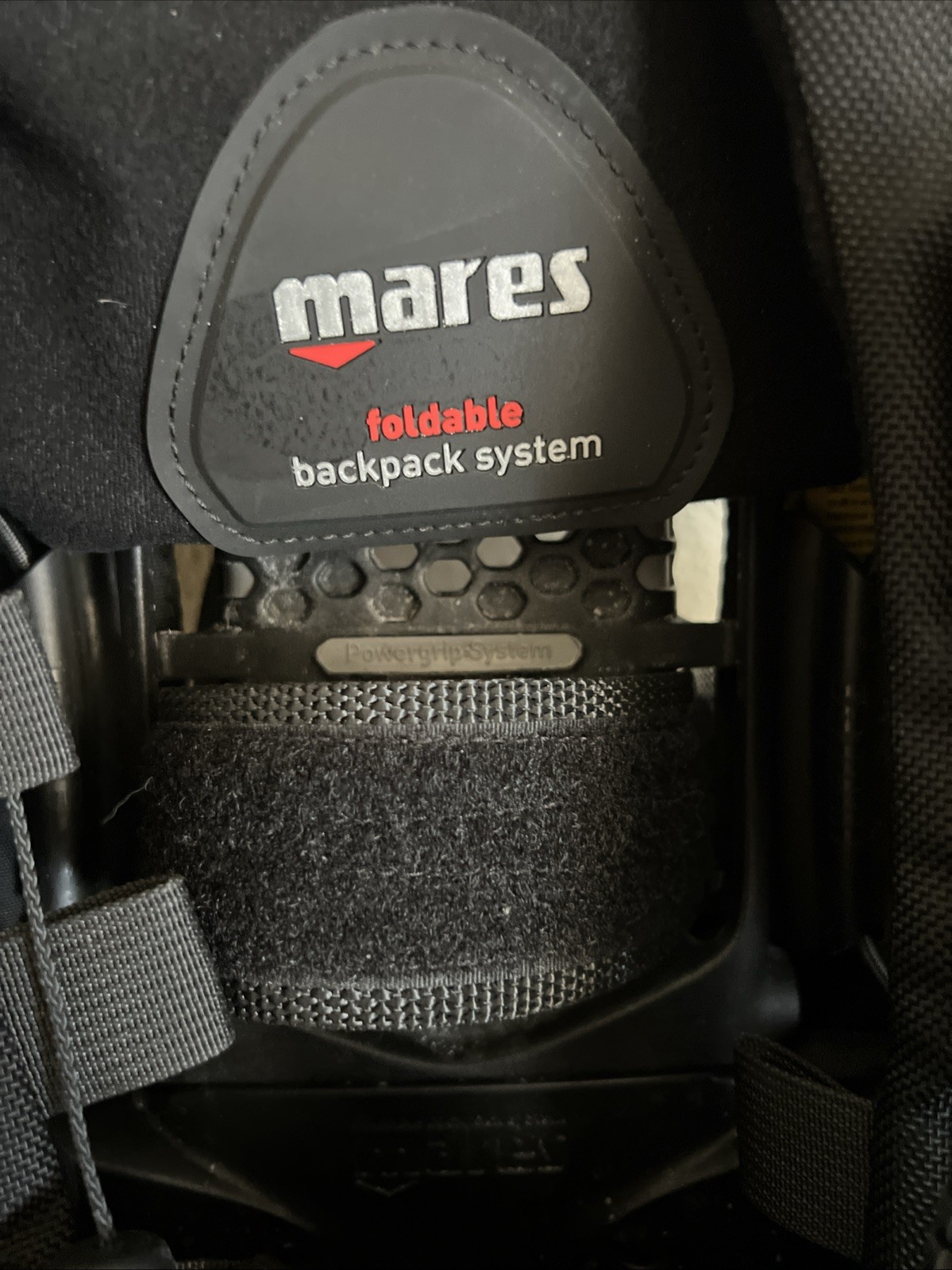 Mares Foldable Backpack System Diving Backpack S XS BC Scuba Excellent Condition