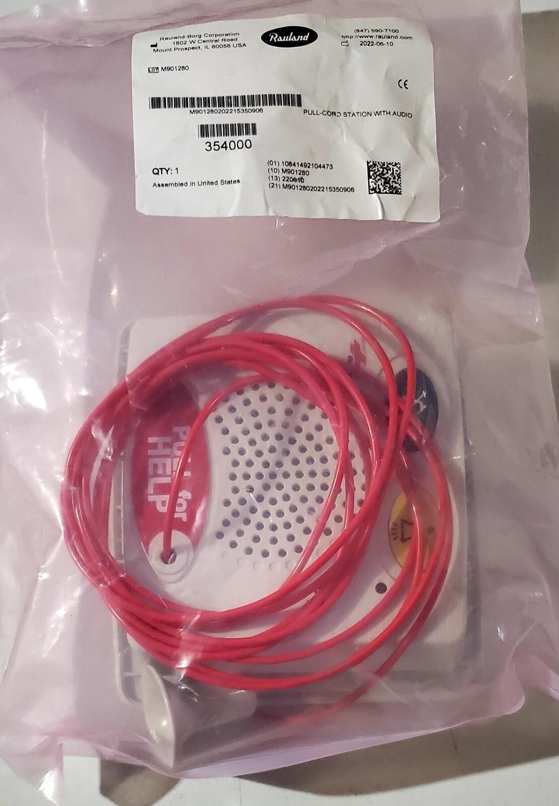 Rauland Responder 5 pull cord station 354000