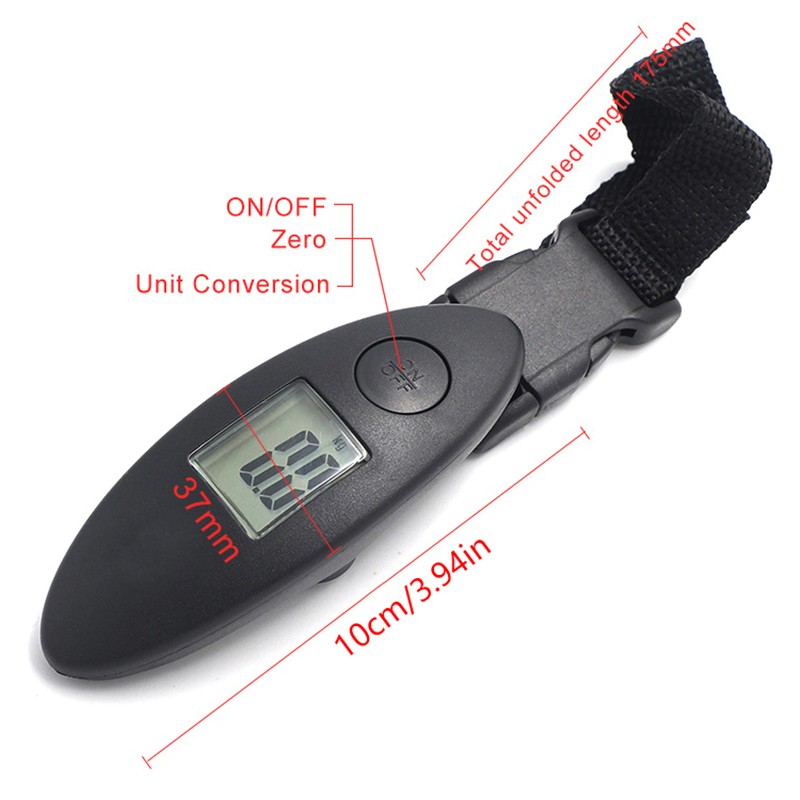 40kg/100g Electronic Pocket Scale Portable Luggage Scale Digital Hanging Scale