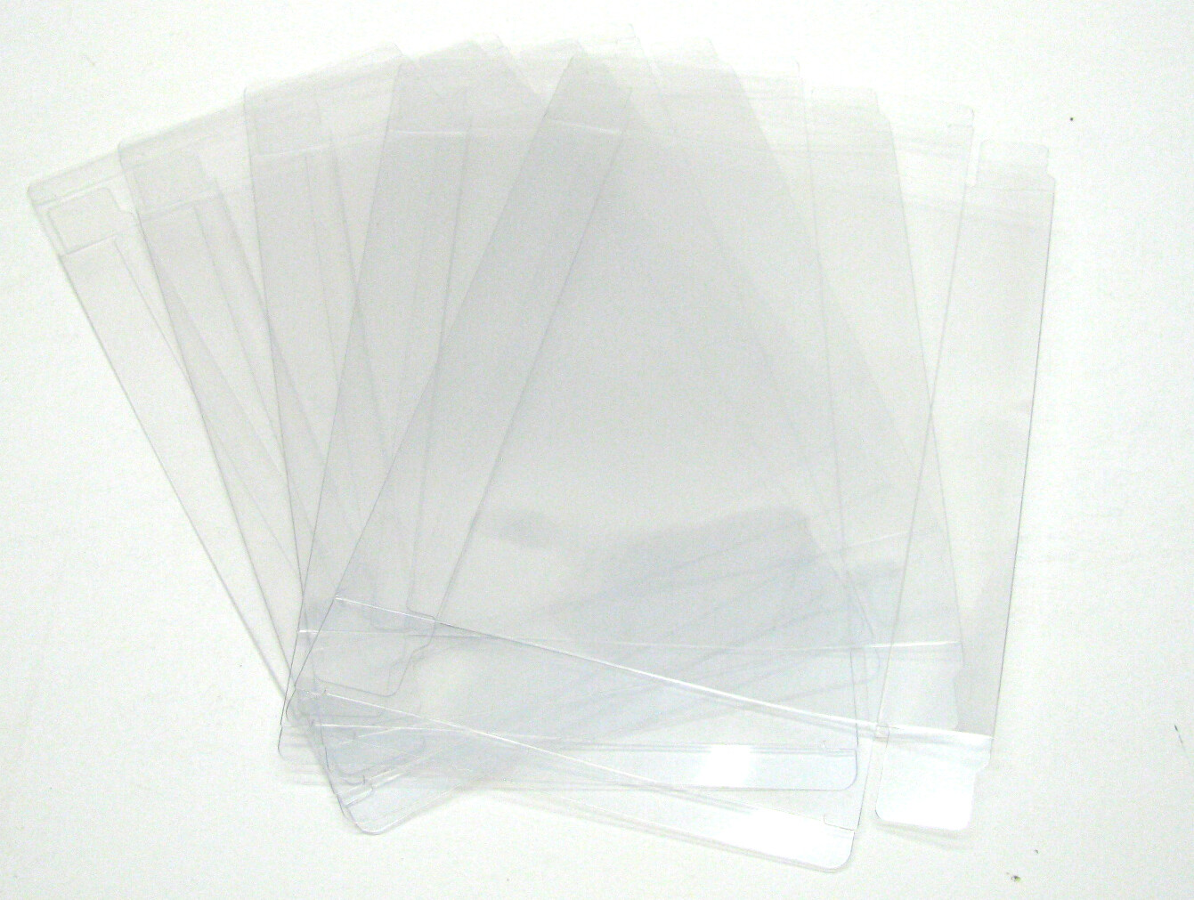 5X COMMODORE VIC 20 CIB CARTRIDGE BOX - CLEAR PROTECTIVE BOX PROTECTOR SLEEVE