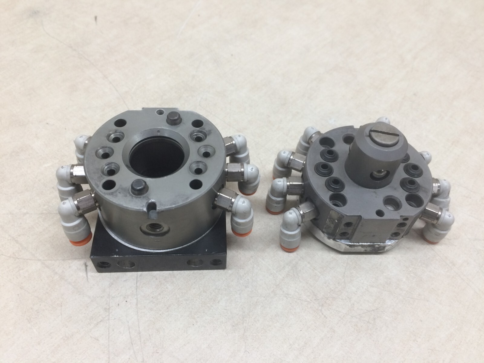 ATI Industrial QC-5 Master Tool Changer Chuck 6 Port SMC 1/8 Push to Connect