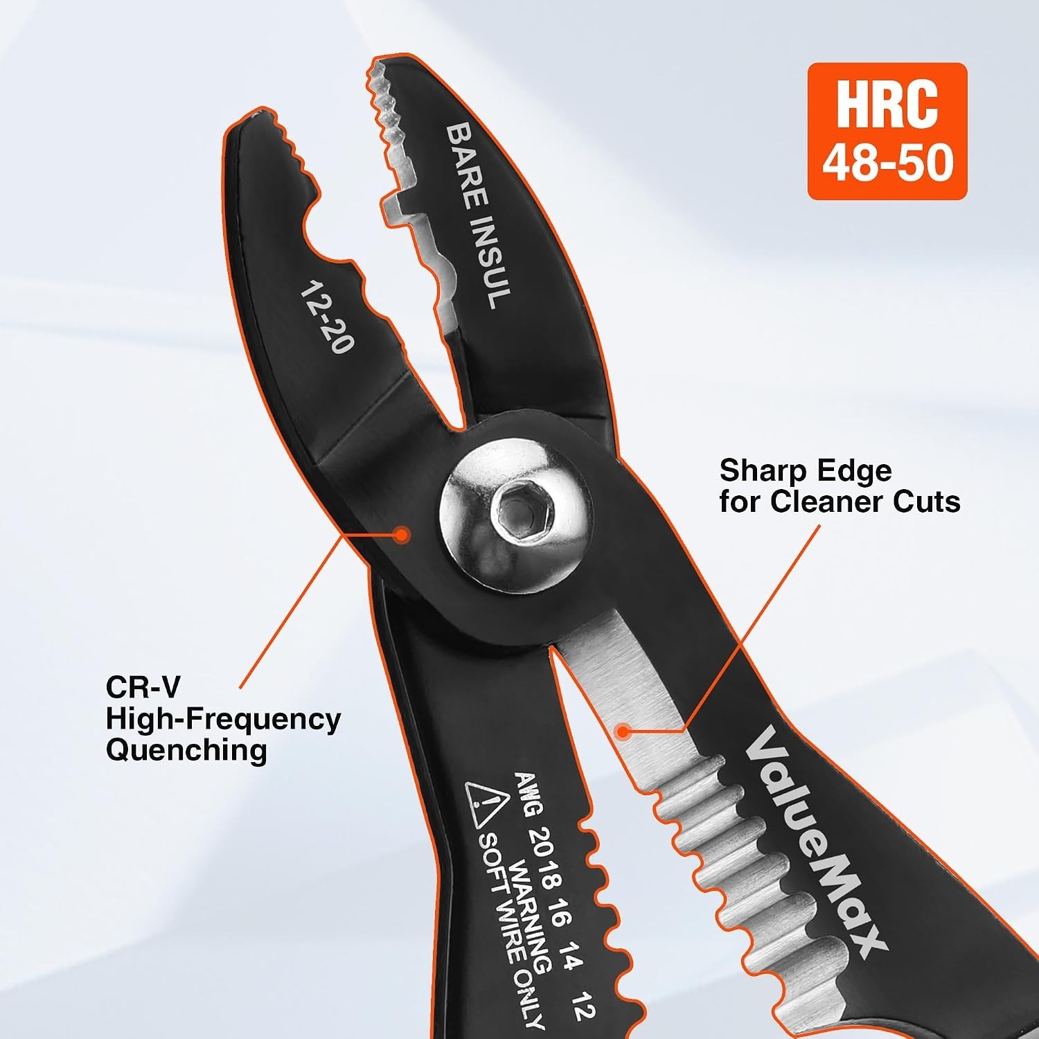 4-in-1 Wire Stripper Tool, Wire Stripper, Wire Crimper, Wire Crimping Tool, M...