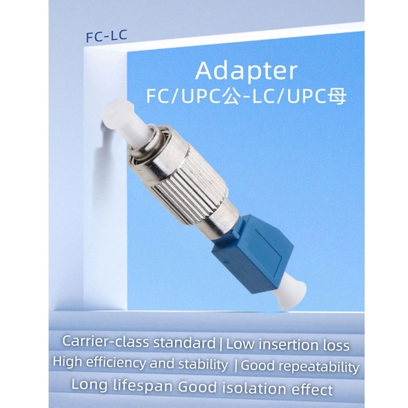 Male to Female Hybrid-Adapter Converter Fiber Power Meter Connector