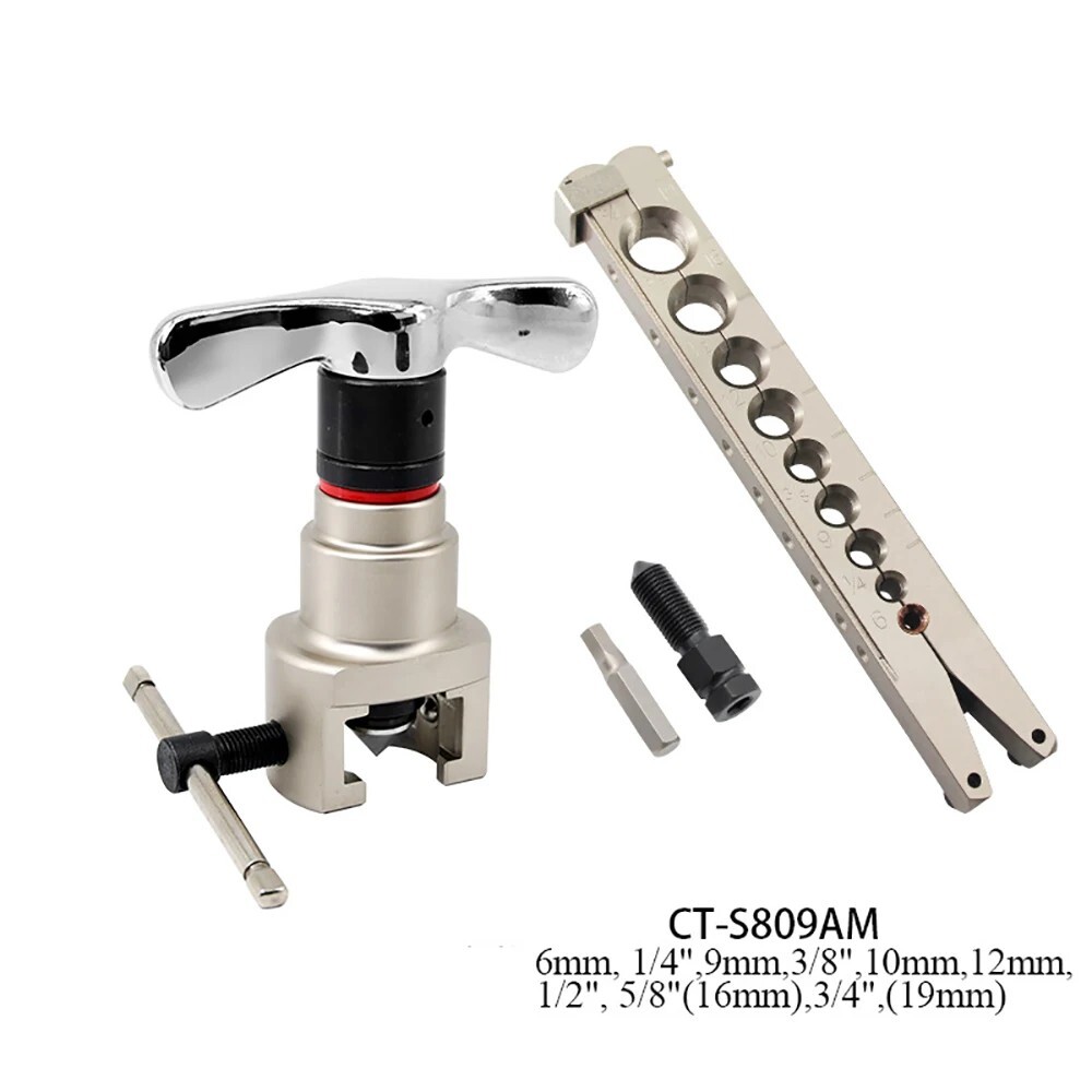 New Manual Electric Ratchet Copper Tube Expander Pipe Eccentric Flaring Tool Set