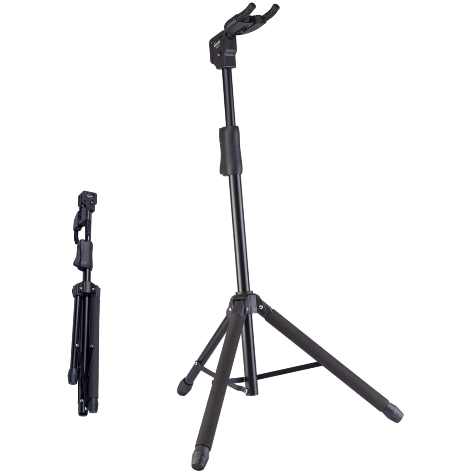 Guitar Stand - Heavy Duty Auto-Lock, Adjustable & Foldable for Acoustic/Elect...