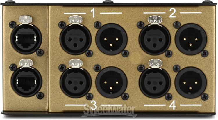 Whirlwind Catdusa Cat5 Connectable 4-channel Analog Snake Box