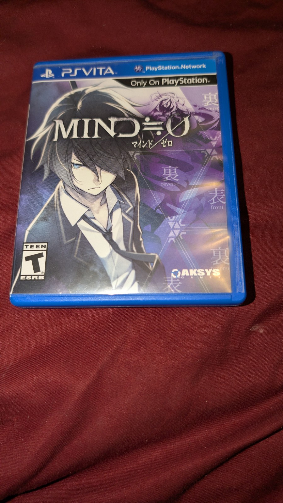Mind Zero (Sony PlayStation Vita, 2014) (Case Only)