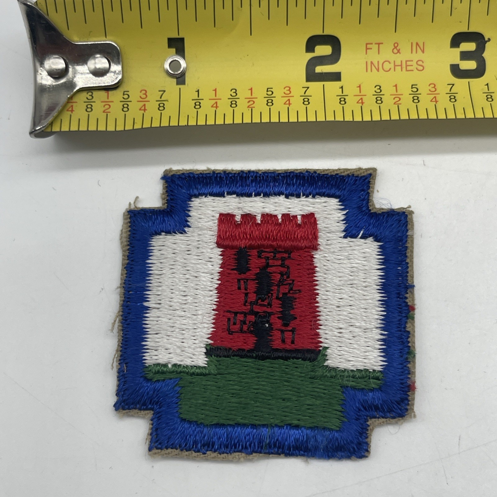 Costa Rican Military Engineering Les Heredia Patch Insignia Cut Edge 2” Sew On