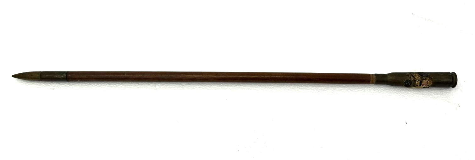 WWII US Army Officers Trench Art Swagger Stick