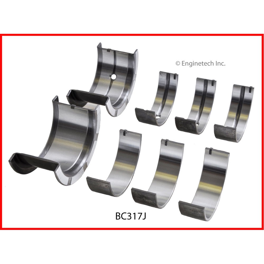 Enginetech Crankshaft Main Bearing Set BC317J030; .030"