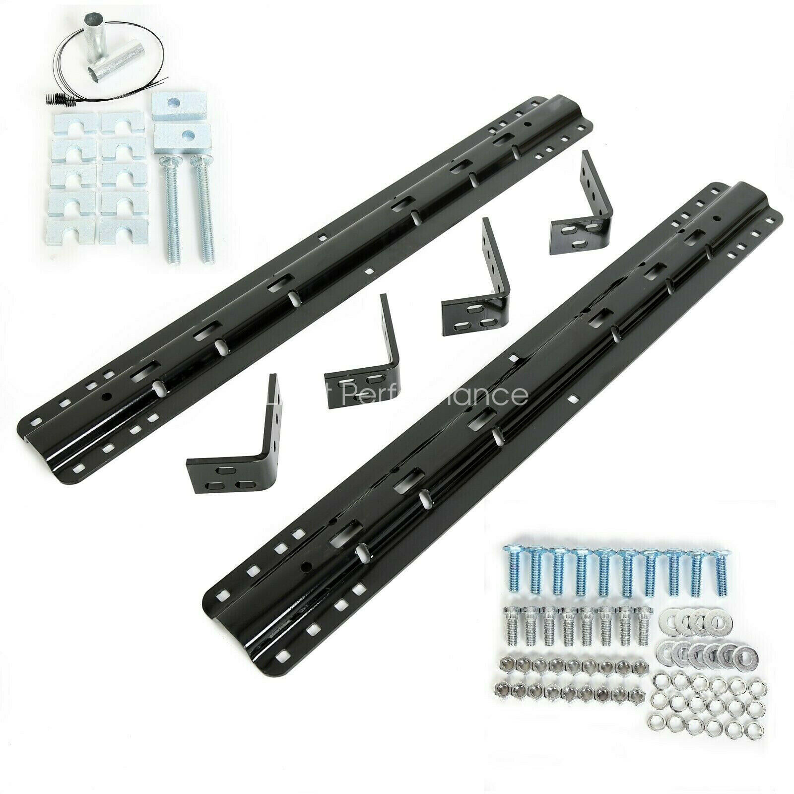 20K 5th Fifth Wheel Mounting Rail Kit Trailer Hitch Mount Fit Reese Pro Series