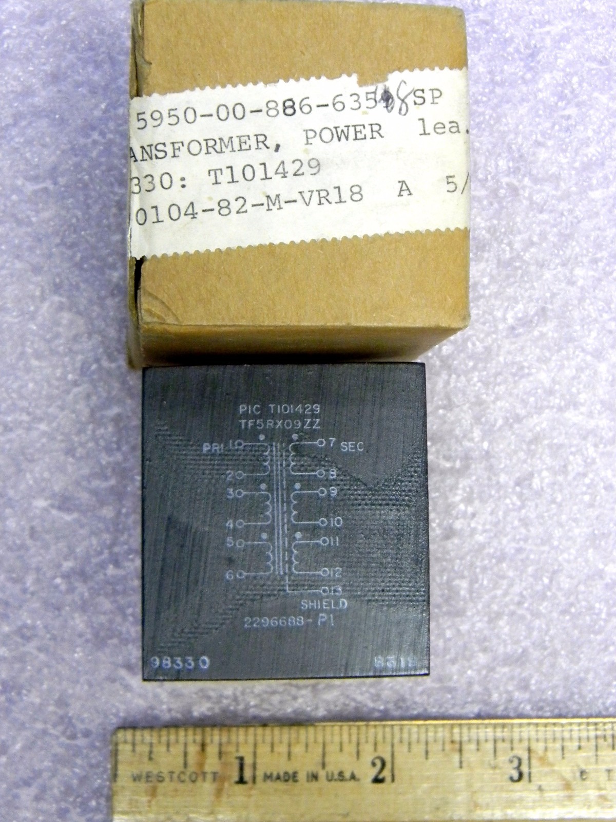 NEW Power Transformer PIC T101429 TF5RX09ZZ NSN: 5950-00-886-6358