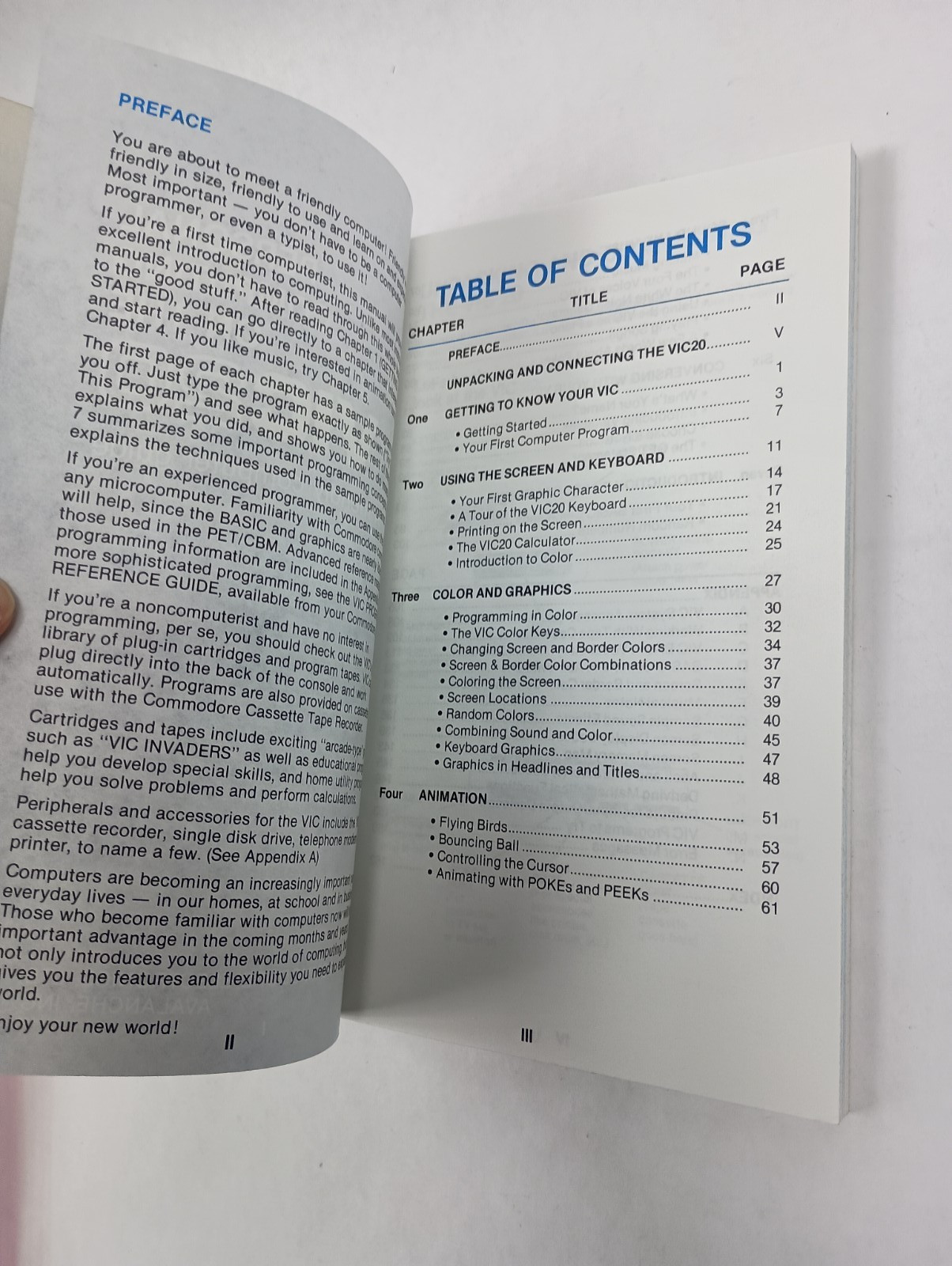 Personal Computing on the VIC-20 A Friendly Computer Guide, 1984 Commodore