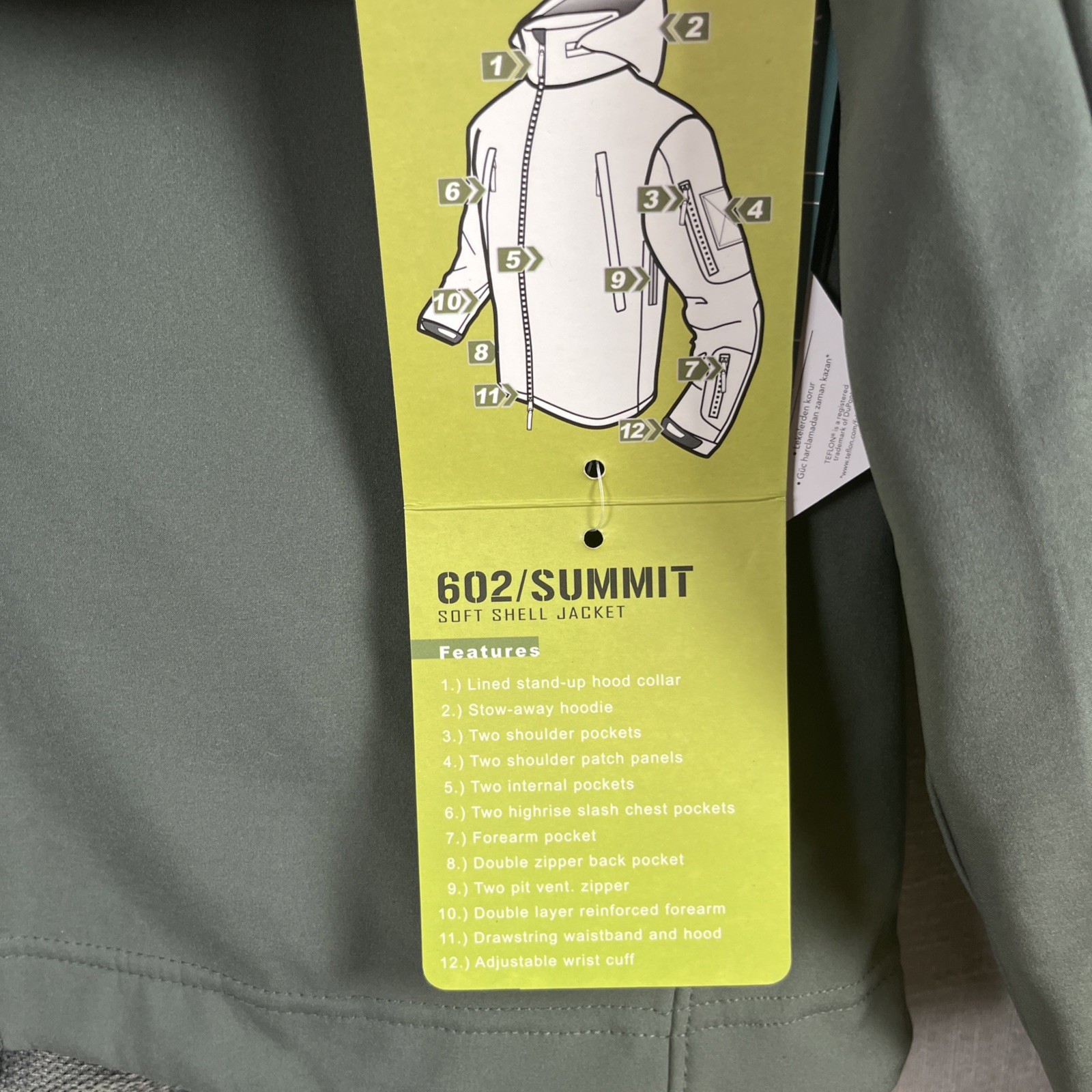 Condor 602 Tactical Summit Softshell Jacket Cold Weather Patrol Size Small NEW