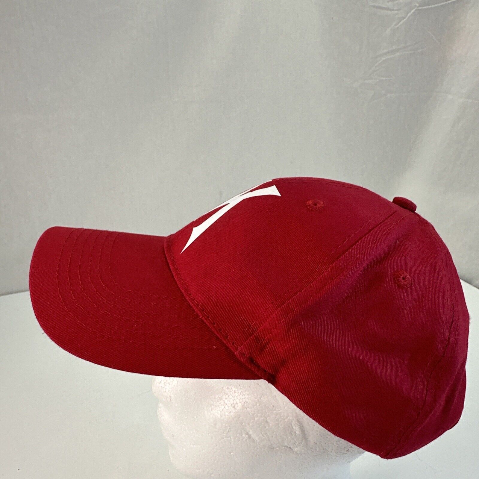 Unknown K Logo Youth Red Ball Cap Hat Adjustable Baseball
