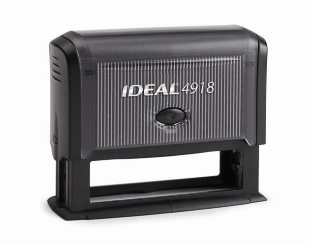 Customized Ideal 4918 Wide Self-Inking Rubber Stamper / 5/8" x 3"