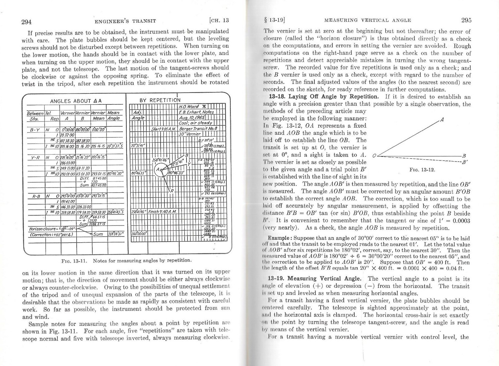 SURVEYING THEORY & PRACTICE - 5th Edit., 1966