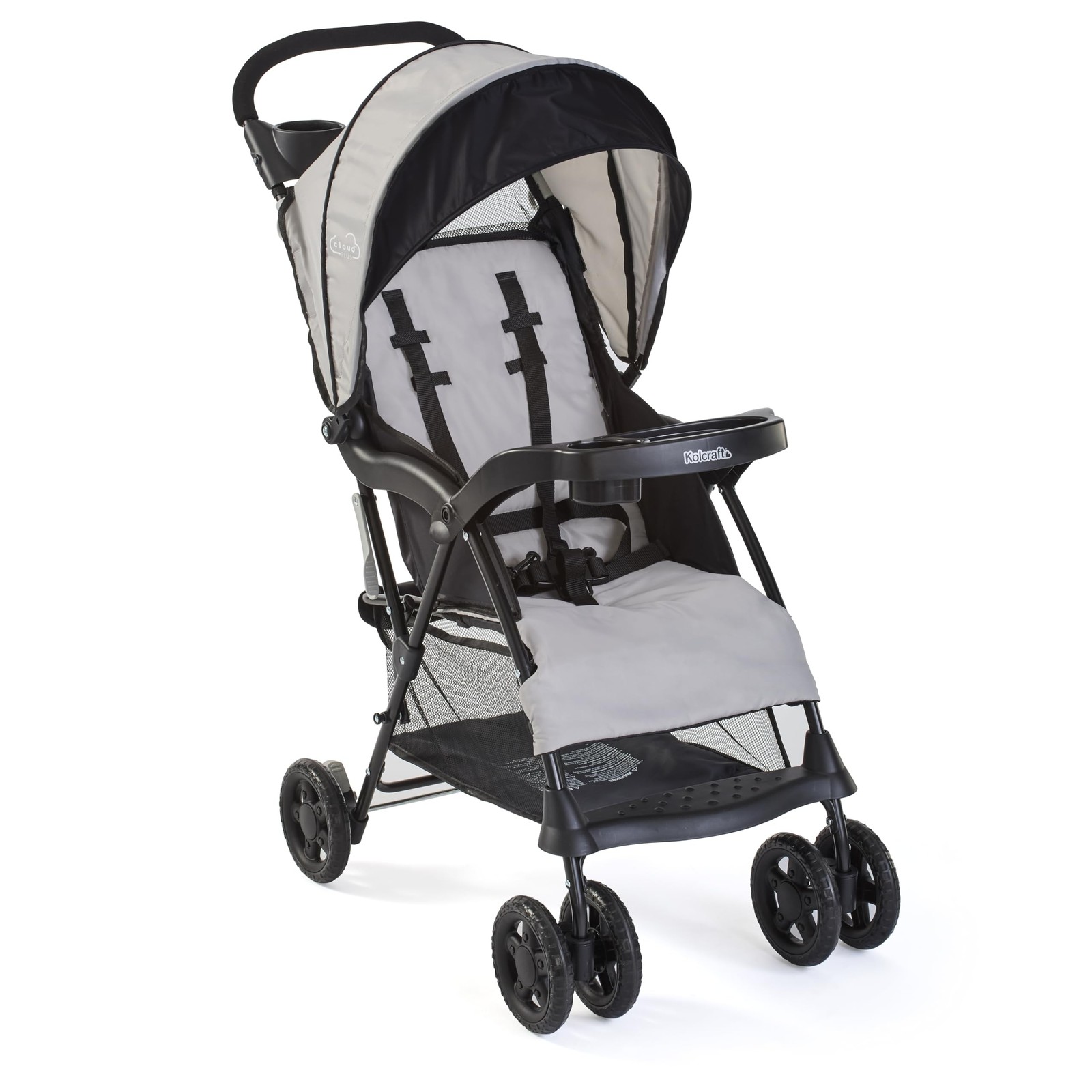 Kolcraft Cloud Plus Lightweight Umbrella Stroller for Toddlers with Reclining...
