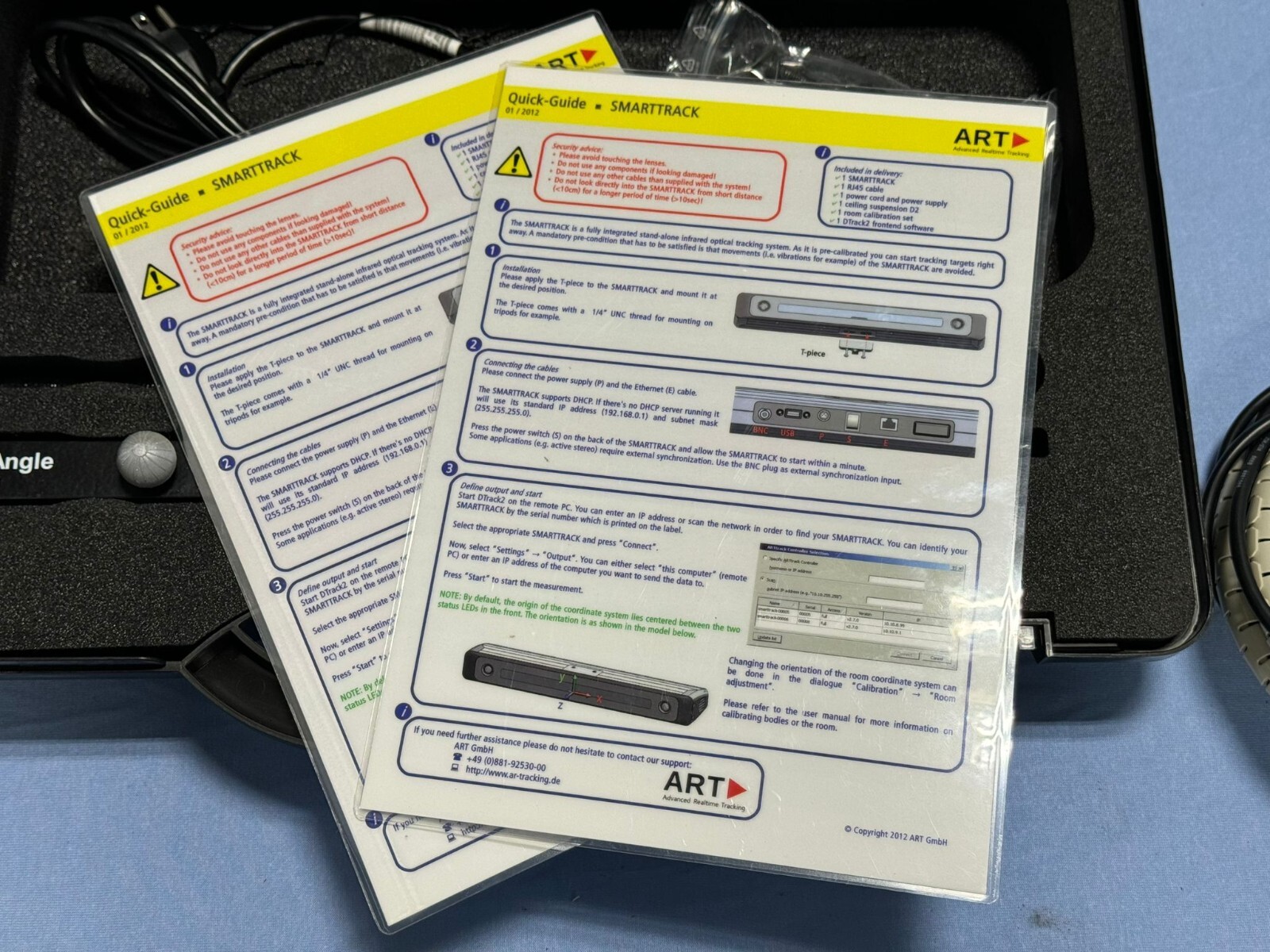 ART Smarttrack Active Optical Tracking System with Virtual Paint Training System
