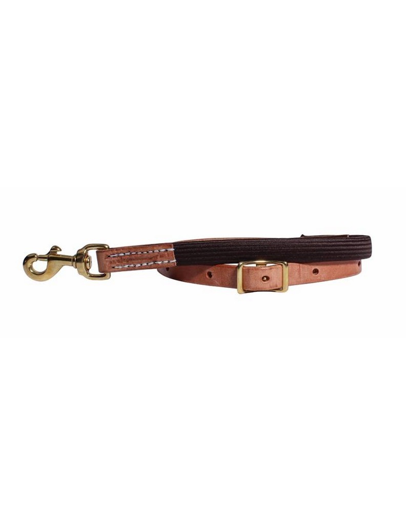 Al Dunning Tie Down Leather Polyester Coated 3/4" Chocolate AD8056