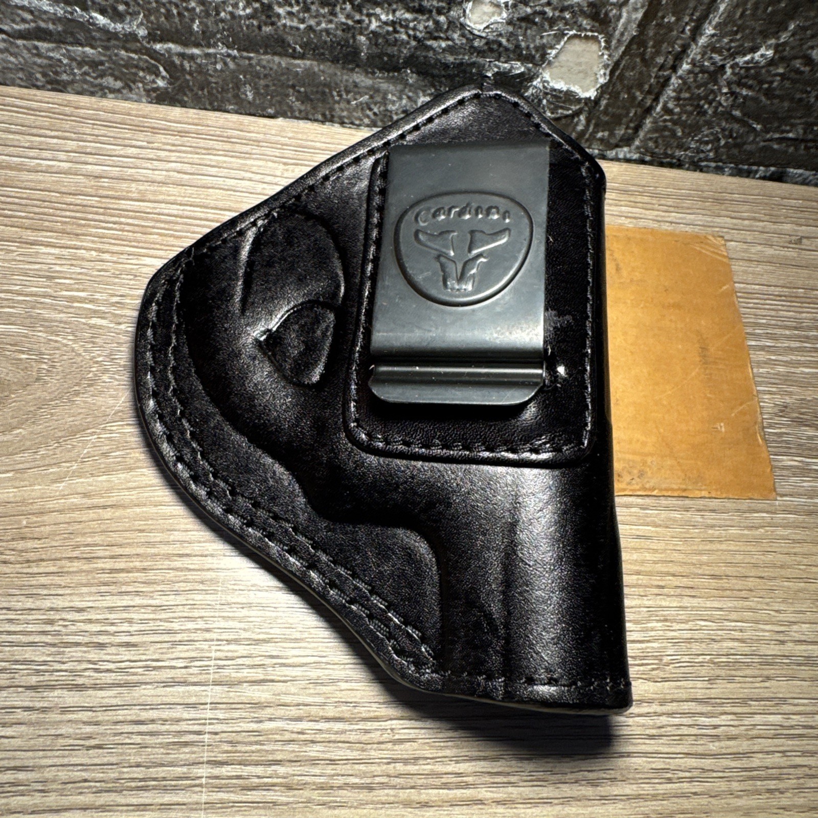 Cardini Zorro Series Inside the Waistband Leather Holster Snub Nose Revolver IWB