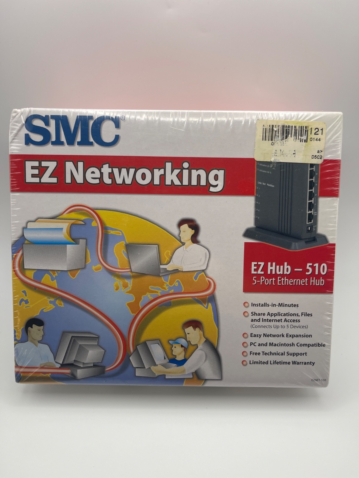EZNET-510 EZ Networking EZ Hub 5 Port Ethernet Hub