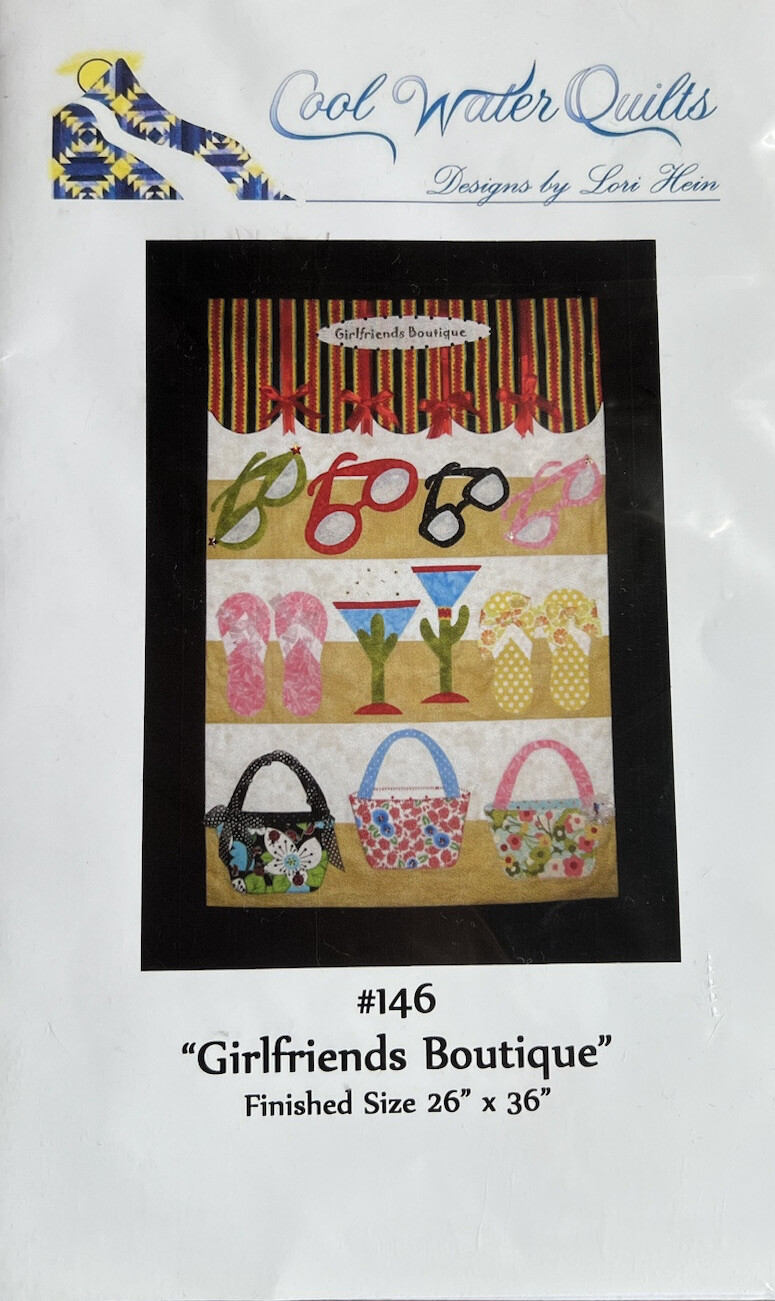 Cool Water Quilts Crazy Quilt Pattern Girlfriends Boutique Purse Sunglasses