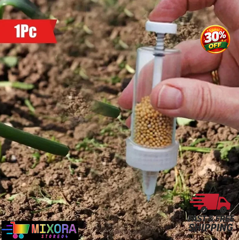 1pc Handheld Mini Seed Dispenser Manual Seeder Tool for Garden Planting - NEW