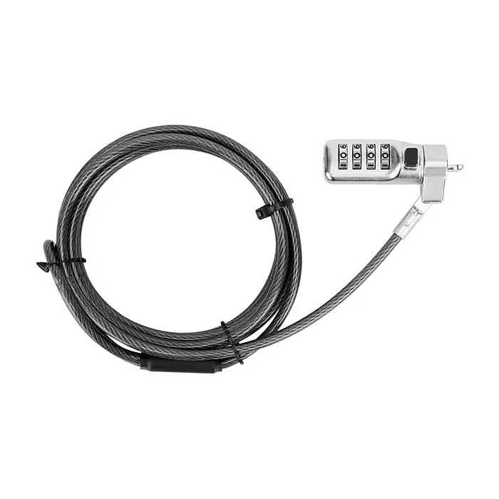 Targus DEFCON Compact Serialized Combo Cable Lock, Black (ASP71GLX-S/25S)