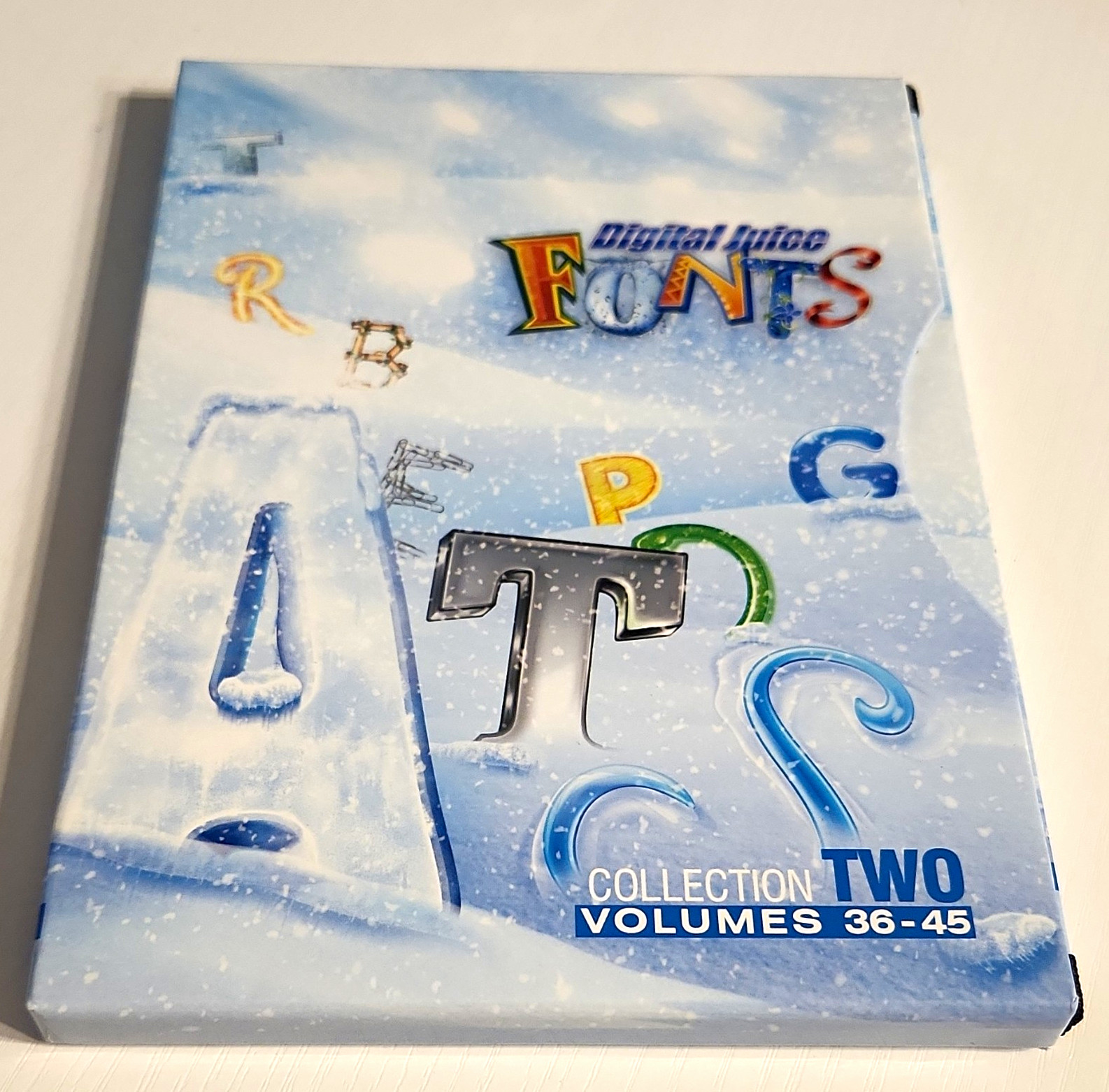 Digital Juice Fonts Collection Two Vol 36-45 Install Disc 1 Multimedia Tools CD