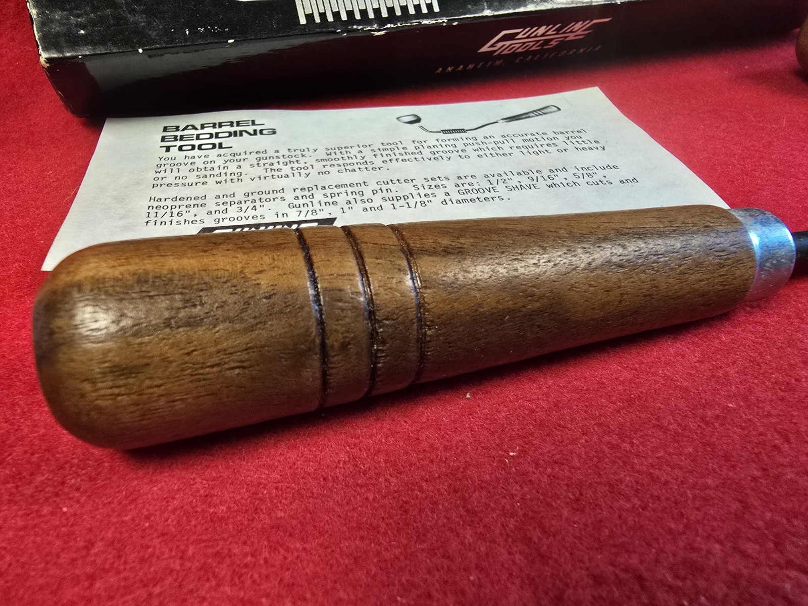 Gunline Tools 1/2 Barrel Bedding Tool