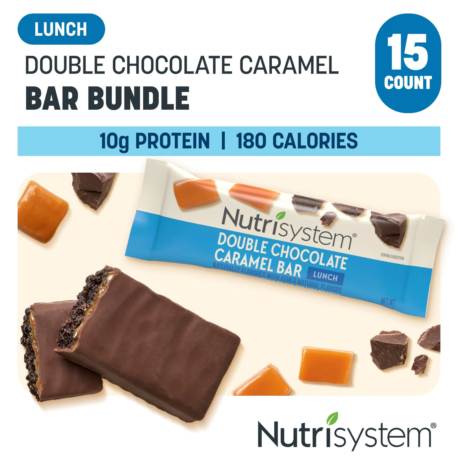 Nutrisystem for Weight Loss Double Chocolate Caramel Bar Pack g Protein Count