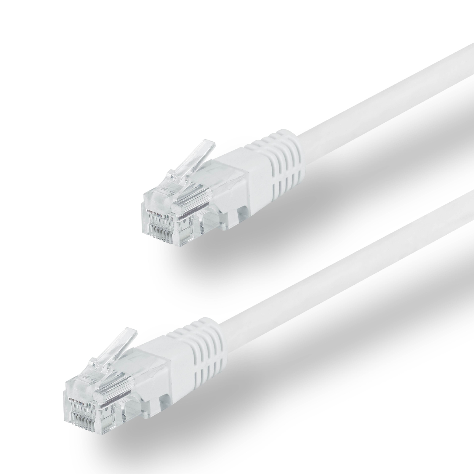 1x 1.5ft White CAT5E Network Wire LAN Cable Patch Cord Ethernet Internet Router