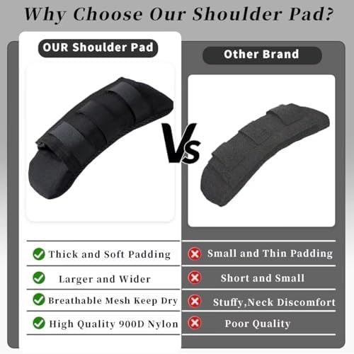 2 Pack Tactical Shoulder Strap Pads Vest Shoulder Strap Pads Backpack Strap Pads