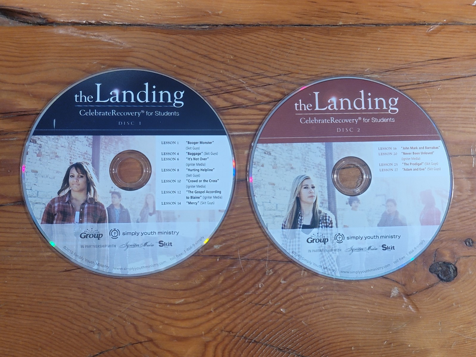 The Landing Celebrate Recovery for Students CDs For Leaders - 2 Loose Discs