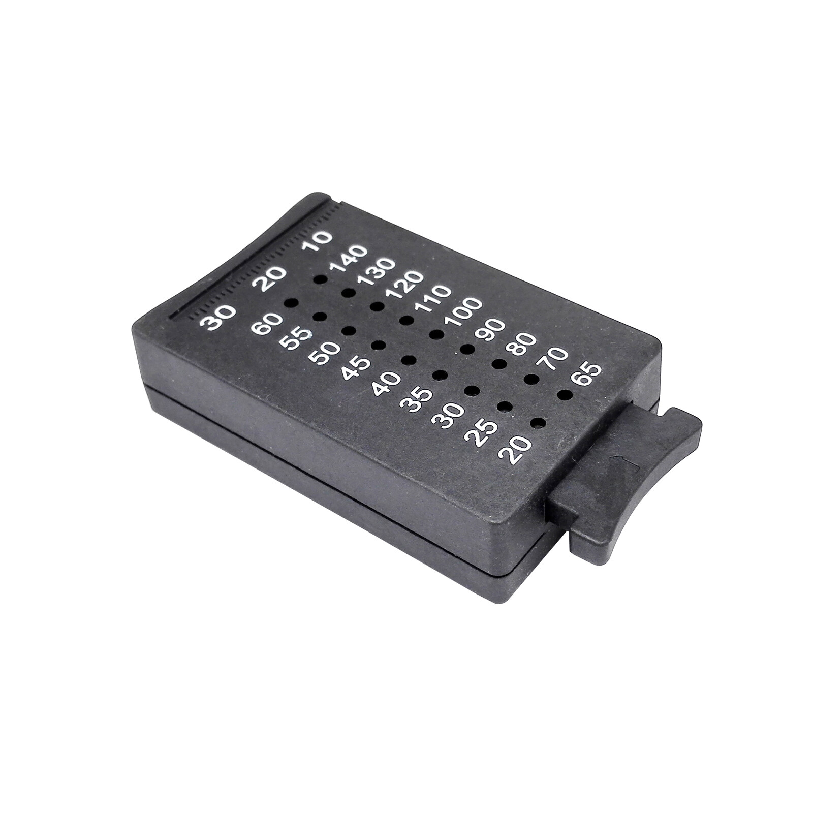 Dental Gutta Percha Points Gauge Cutter Endo Root Files Messurement Ruler Black