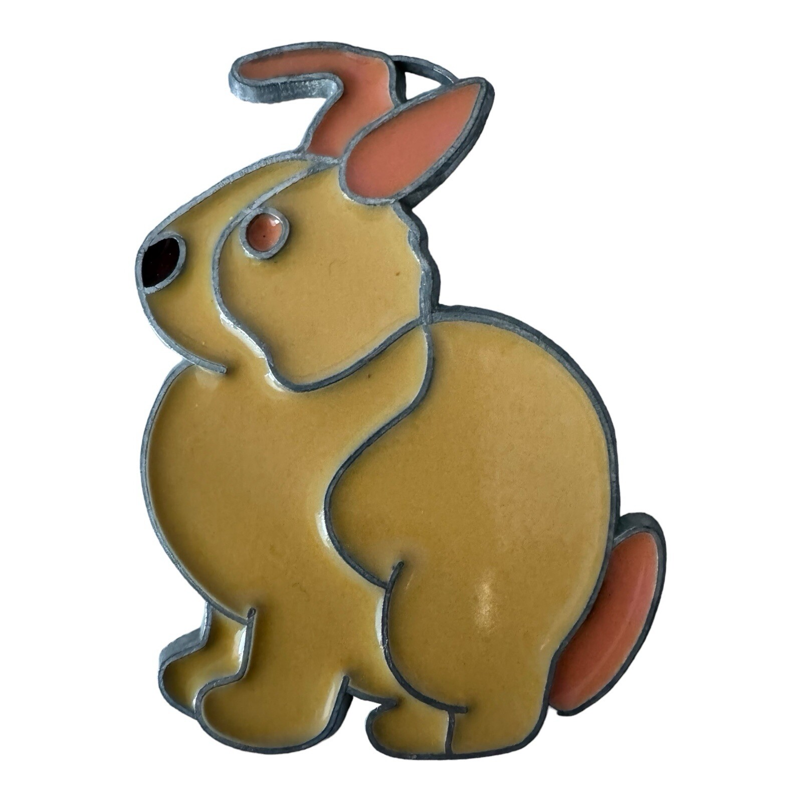 Vintage Suncatcher - Rabbit Bunny 3.5X2.75 Inch